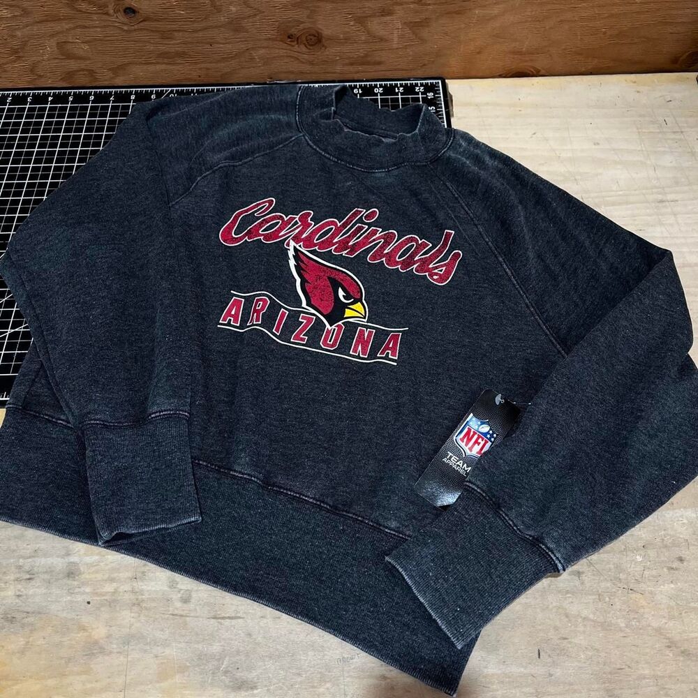 Nfl Women's Grey and Black Sweatshirt